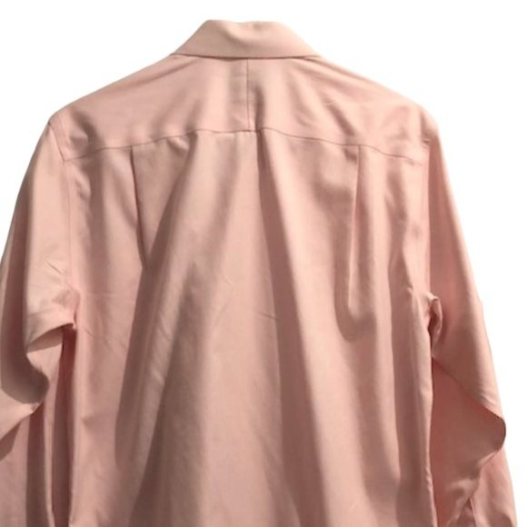Joseph A Banks Slim Fit Collar Pink Dress Shirt - L - Picture 3 of 9